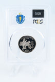 2000-S PCGS PR70DCAM Massachusetts State Quarter Proof 25C