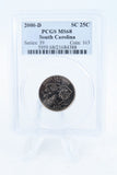 2000-D PCGS MS68 South Carolina State Quarter Business Strike 25C