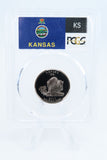 2005-S PCGS PR70DCAM Kansas State Quarter Proof 25C