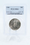 1940-P PCGS MS66 Walking Liberty Half Dollar Business Strike 50C