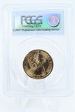 2007-P PCGS SP68 John Adams Pos A Presidential Dollar Satin Finish