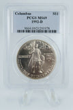 1992-D PCGS MS69 Columbus Commemorative Silver Dollar Business Strike