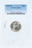 1947-D PCGS MS67 Washington Quarter Business Strike 25C