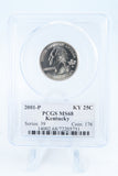 2001-P PCGS MS68 Kentucky State Quarter Business Strike 25C