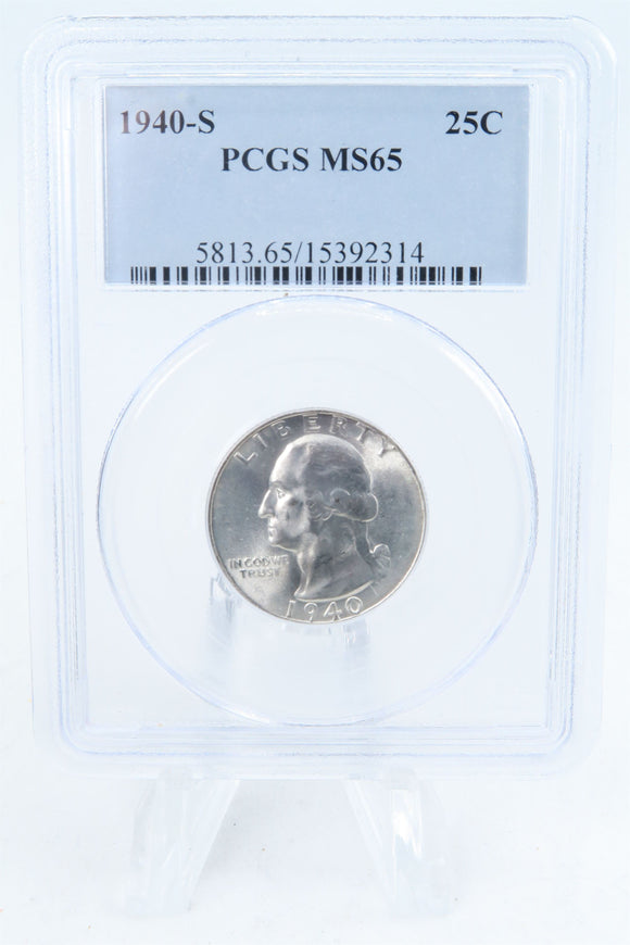 1940-S PCGS MS65 Washington Quarter Business Strike 25C