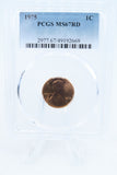 1975-P PCGS MS67RD Lincoln Memorial Cent Business Strike 1C
