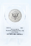 2019-S PCGS PR70 Enhanced Reverse Proof Kennedy Half Dollar 50C