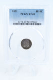 1831-P PCGS XF40 Capped Bust Half Dime Business Strike
