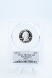 2007-S PCGS PR70DCAM Silver Washington State Quarter Proof 25C