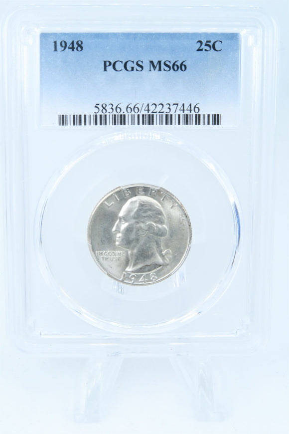 1948-P PCGS MS66 Washington Quarter Business Strike 25C