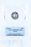 1996-S PCGS PR70DCAM Silver Roosevelt Dime Proof 10C