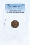 1905-P PCGS MS63RB Indian Cent Business Strike 1C