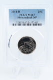 2014-D PCGS MS67 Shenandoah NP Quarter Business Strike 25C