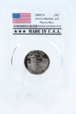 2009-S PCGS PR69DCAM Puerto Rico Quarter Proof 25C