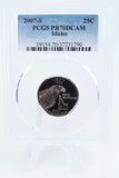 2007-S PCGS PR70DCAM Idaho State Quarter Proof 25C