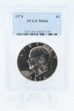 1974-P PCGS MS66 Eisenhower Ike Dollar Business Strike