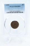 1892-P PCGS MS62BN Indian Cent Business Strike 1C
