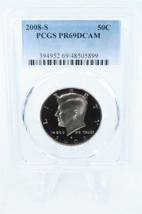 2008-S PCGS PR69DCAM Kennedy Half Dollar Proof 50C