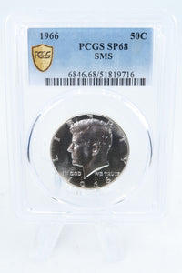 1966-P PCGS SP68 SMS Kennedy Half Dollar 50C