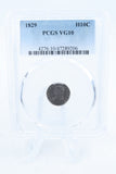 1829-P PCGS VG10 Capped Bust Half Dime Business Strike