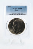 1976-P PCGS MS64 Type 1 Eisenhower Ike Dollar Business Strike