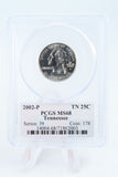 2002-P PCGS MS68 Tennessee State Quarter Business Strike 25C