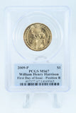 2009-P PCGS MS67 William Harrison Position B Presidential Dollar