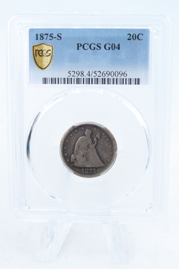 1875-S PCGS G04 Twenty (20) Cent Piece Business Strike