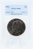 1972-P PCGS MS65 Type 3 Eisenhower Ike Dollar Business Strike