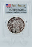 2019-P PCGS PR69DCAM American Legion 100th Anniversary Silver Proof
