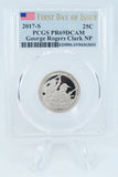 2017-S PCGS PR69DCAM George Rogers Clark NP Quarter Proof 25C