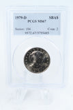 1979-D PCGS MS67 Susan B. Anthony Dollar Business Strike