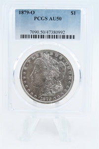 1879-O PCGS AU50 Morgan Dollar Business Strike