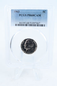 1963-P PCGS PR68CAM Jefferson Nickel Proof 5C