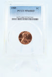 1985-P PCGS MS68RD Lincoln Memorial Cent Business Strike 1C