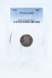 1827-P PCGS AG03 Capped Bust Dime Business Strike 10C
