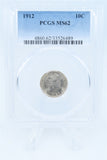 1912-P PCGS MS62 Barber Dime Business Strike 10C