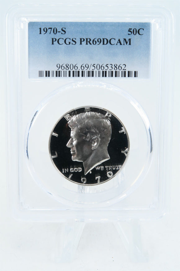 1970-S PCGS PR69DCAM Kennedy Half Dollar Proof 50C