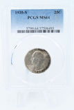 1935-S PCGS MS64 Washington Quarter Business Strike 25C