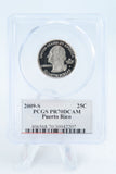 2009-S PCGS PR70DCAM Puerto Rico Quarter Proof 25C