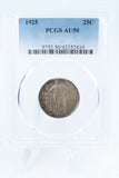 1925-P PCGS AU50 Standling Liberty Quarter Business Strike 25C