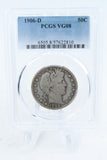 1906-D PCGS VG08 Barber Half Dollar Business Strike 50C