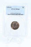 1950-D PCGS MS66 Jefferson Nickel Business Strike 5C