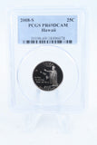 2008-S PCGS PR69DCAM Hawaii State Quarter Proof 25C