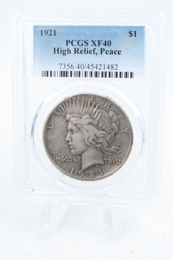 1921-P PCGS XF40 Peace Dollar Business Strike