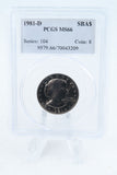 1981-D PCGS MS66 Susan B. Anthony Dollar Business Strike