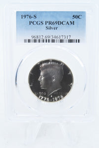 1976-S PCGS PR69DCAM Silver Kennedy Half Dollar Proof 50C