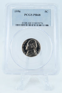 1956-P PCGS PR68 Jefferson Nickel Proof 5C