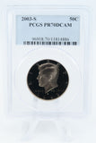 2003-S PCGS PR70DCAM Kennedy Half Dollar Proof 50C