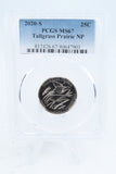 2020-S PCGS MS67 Tallgrass Prairie NP Quarter Business Strike 25C